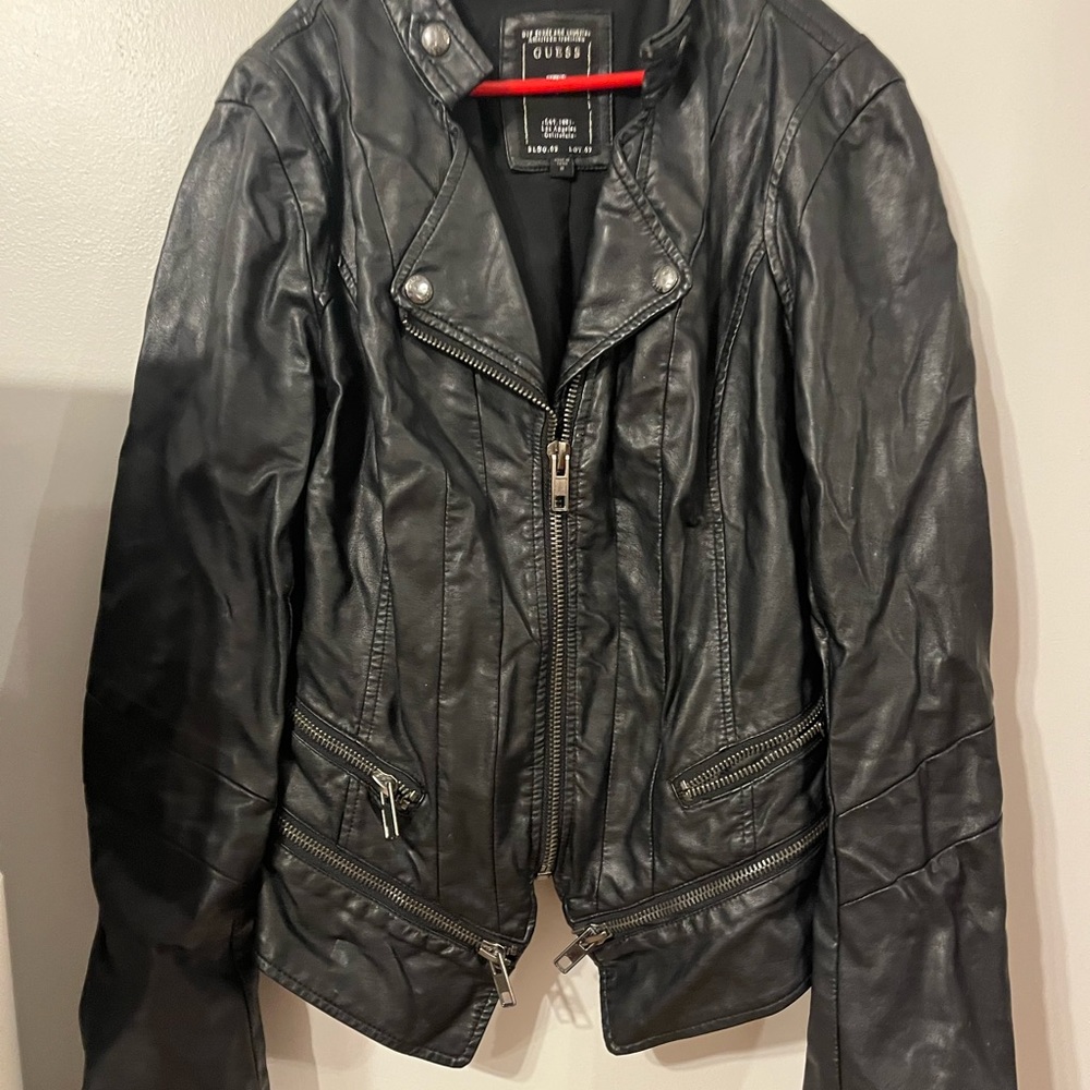 Guess leather jacket